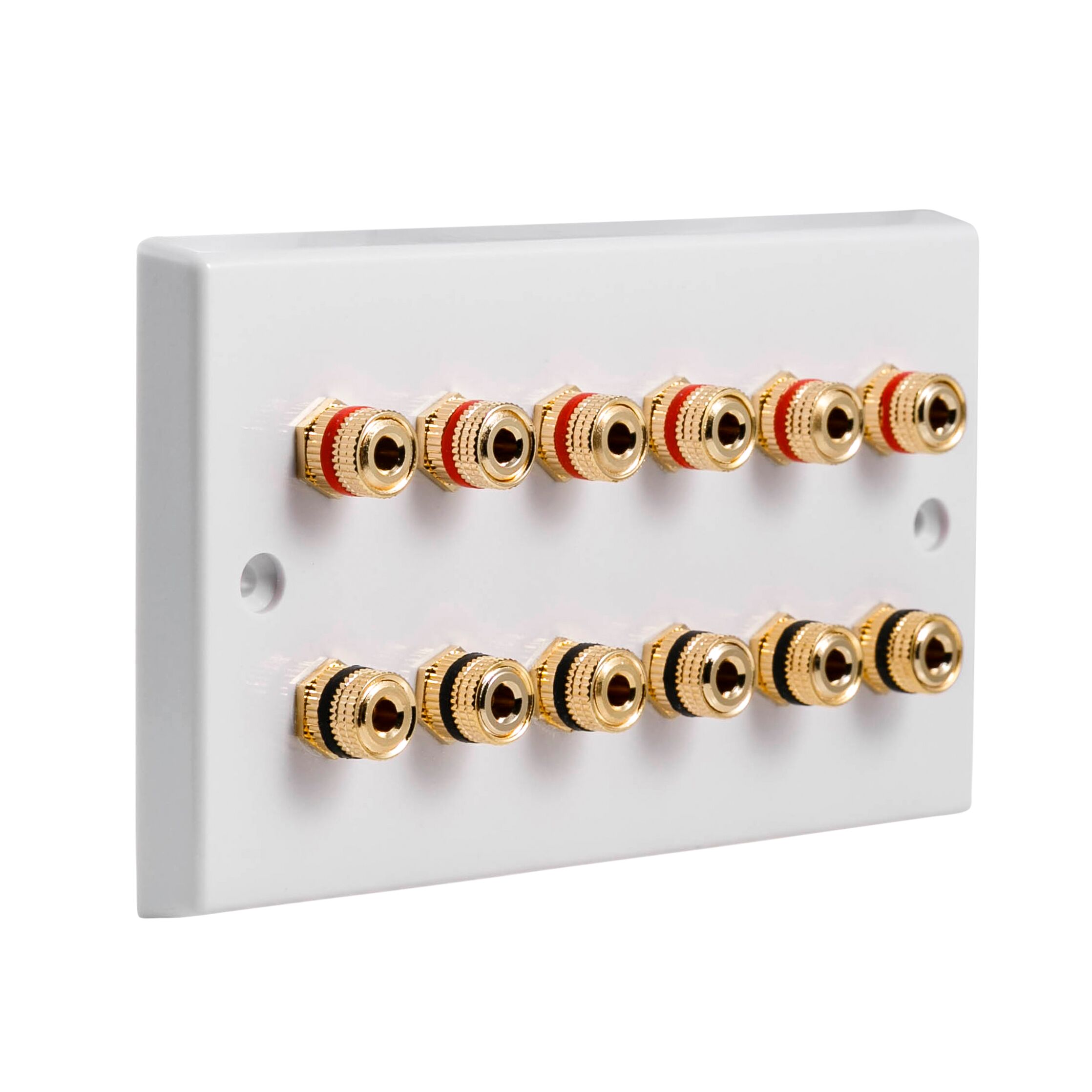 12 oro. 4 Speaker Wall Plate.